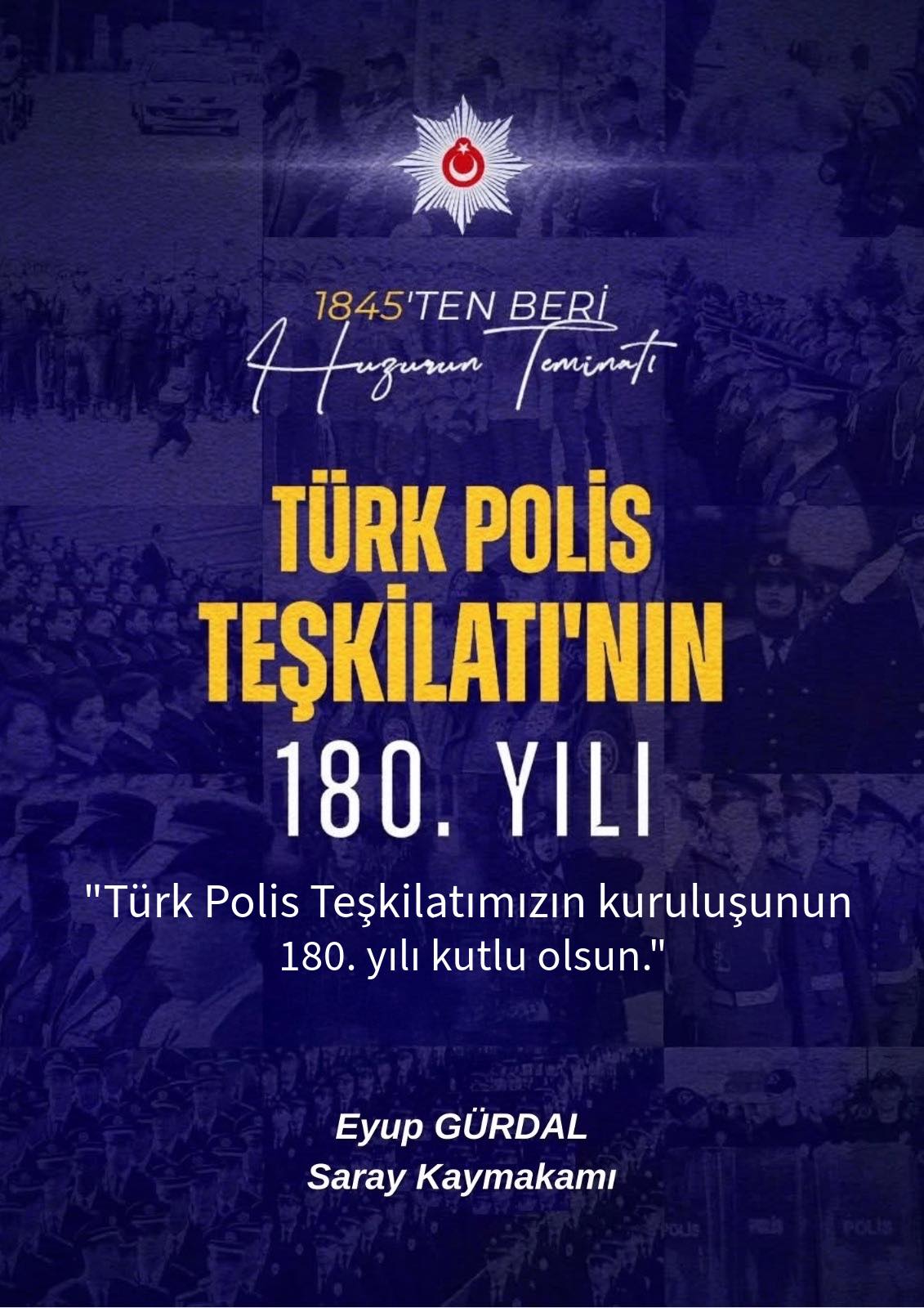 ''Türk Polis Teşkilatı'nın 180.Yılı''