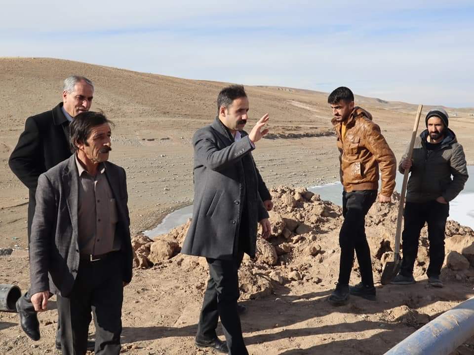 İlçe Kaymakamımız ve Belediye Başkan Vekili Sayın Yunus ATAMAN, Dolutaş Mahallesi Göletinde Yapılan Çalışmaları Yerinde İnceledi.